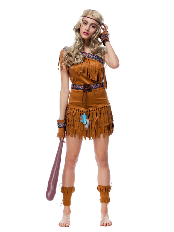 Halloween Indian Native Forest Hunter Costume - Rokkaku 18 online shop