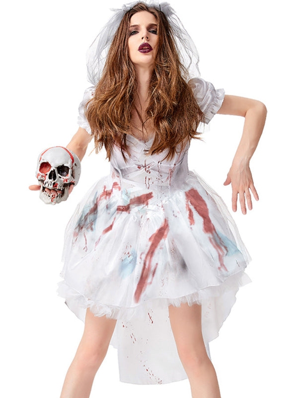 Halloween Vampire Bride Bloodstained Character Costume - Rokkaku 18 online shop