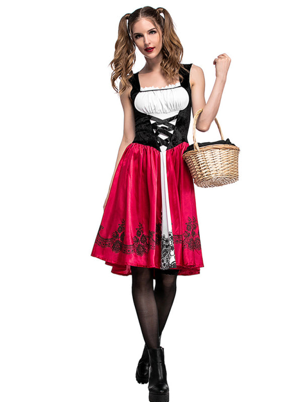 Halloween Little Red Riding Hood Adult Cosplay Party Costume - Rokkaku 18 online shop