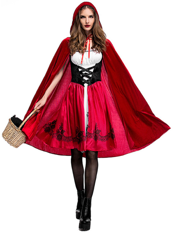 Halloween Little Red Riding Hood Adult Cosplay Party Costume - Rokkaku 18 online shop