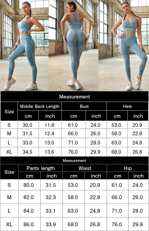 Women's Seamless Mesh Quick Dry Bra Yoga Set - Rokkaku 18 online shop