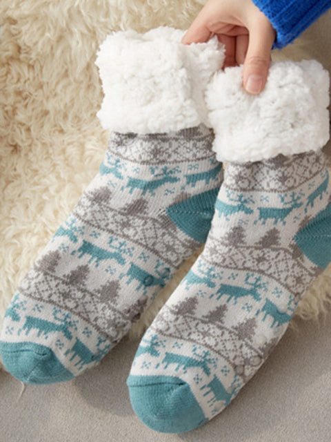 Christmas Floor Socks Home Sleep Slippers Socks