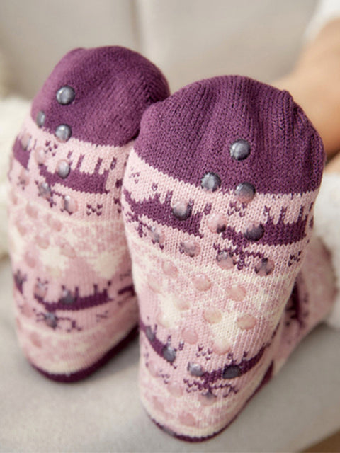 Christmas Floor Socks Home Sleep Slippers Socks