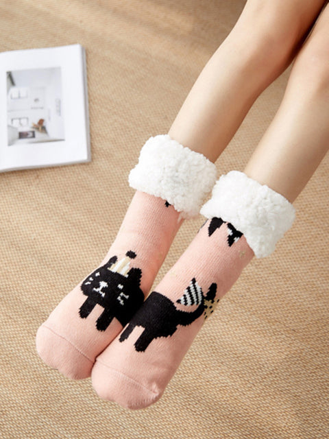 Christmas Floor Socks Home Sleep Slippers Socks