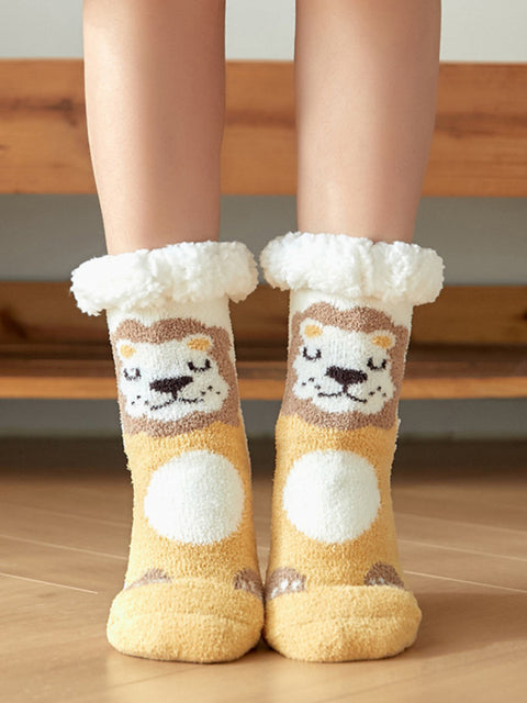 Christmas Floor Socks Home Sleep Slippers Socks