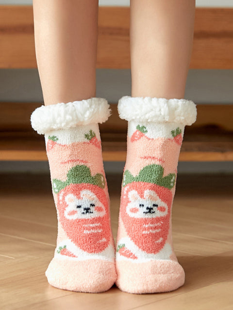 Christmas Floor Socks Home Sleep Slippers Socks