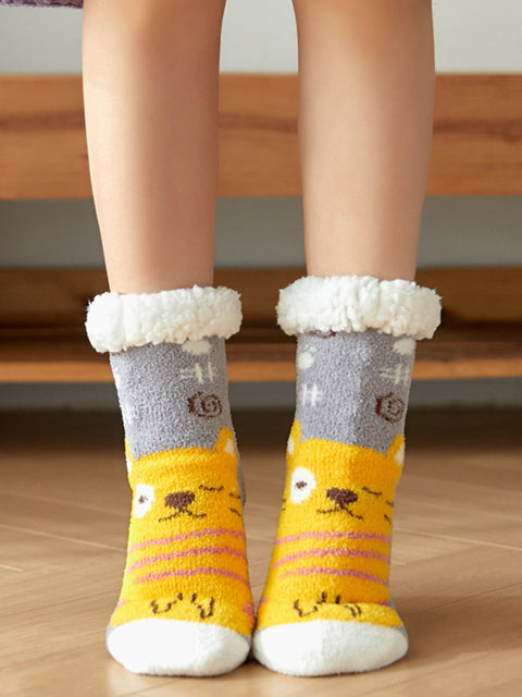 Christmas Floor Socks Home Sleep Slippers Socks
