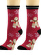 Women's Christmas Flower Snowflake Socks