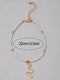 Simple Fashion Jewelry Shell Beaded Single Layer Anklet Beach Wind Rice Beads Foot Decoration