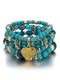 Bohemian Ethnic Multilayered Bracelet Crystal Beaded Women's Bracelet