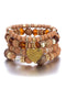 Bohemian Ethnic Multilayered Bracelet Crystal Beaded Women's Bracelet