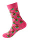 New trendy and fun fruit pattern mid-calf socks